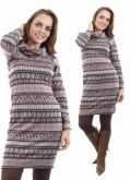 Vestido Moletinho com Gola