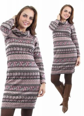 Vestido Moletinho com Gola